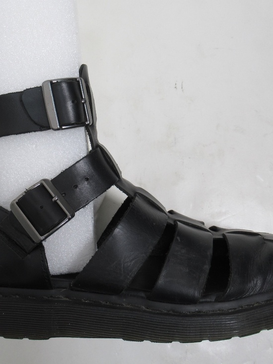 Dr. Martens Unisex Geraldo Leather Gladiator Sandals Black Brando 9 US M / 10USL main image 10